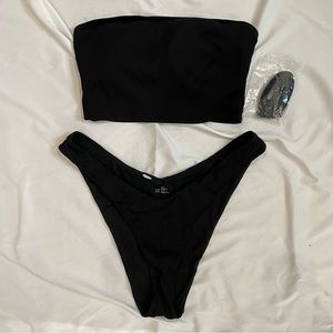Aerie ribbed bikini set size L/XL